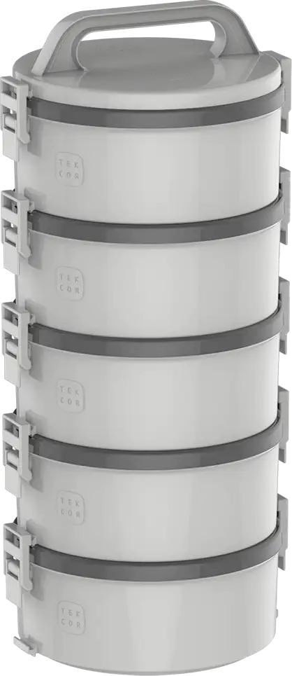 Vianda Térmica Prato Soprano - Cinza 