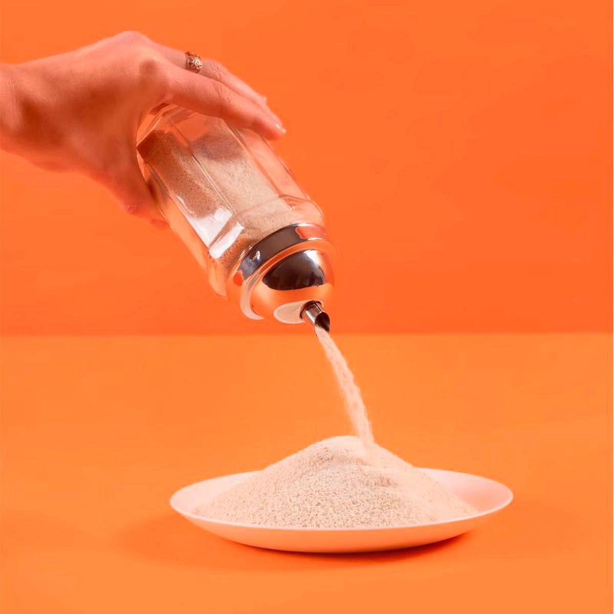 Açucareiro dosador em inox 230 g - Forma