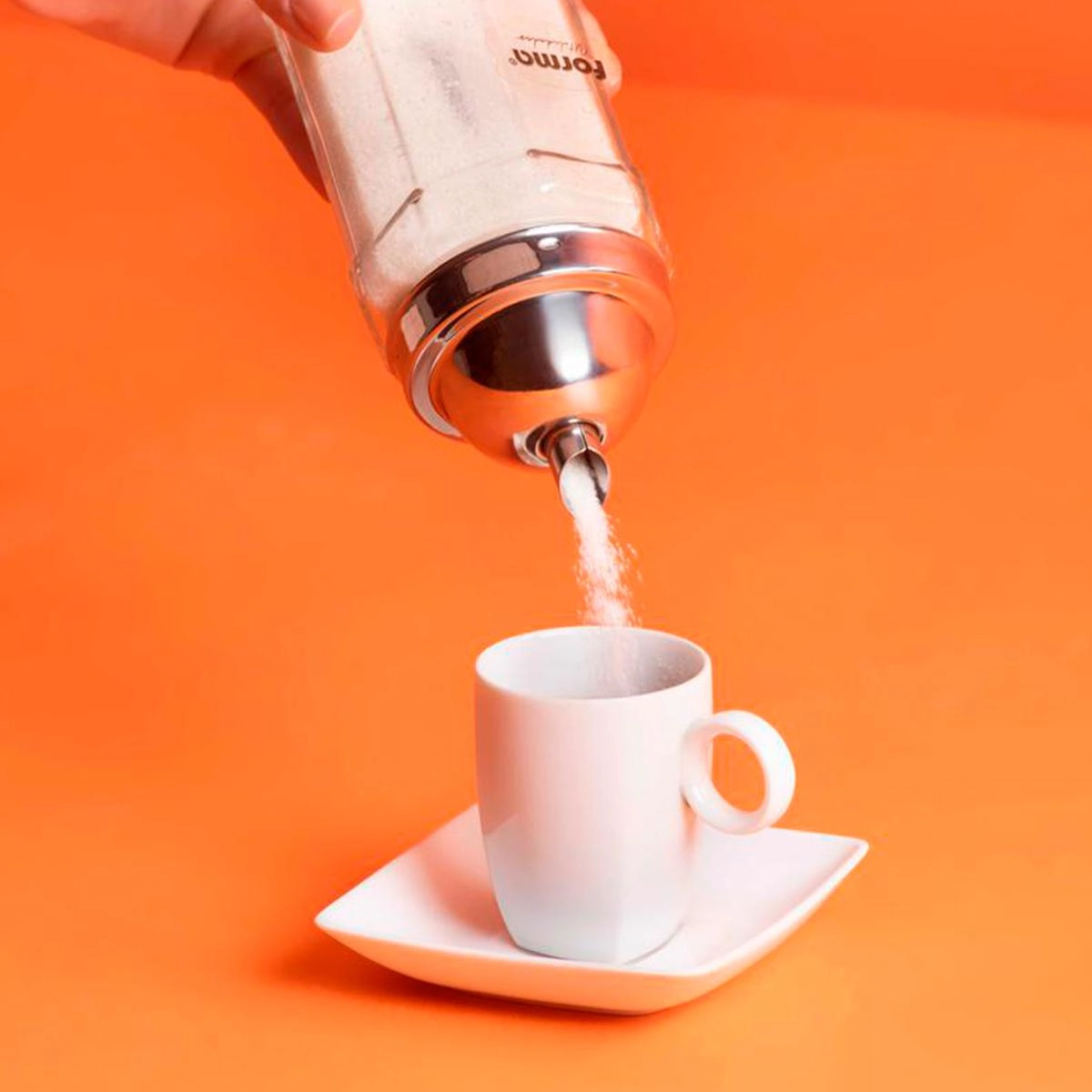 Açucareiro dosador em inox 230 g - Forma