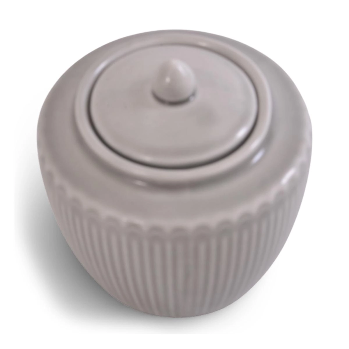 Acucareiro Noemi Cinza 230ml Ceramica Mai Home