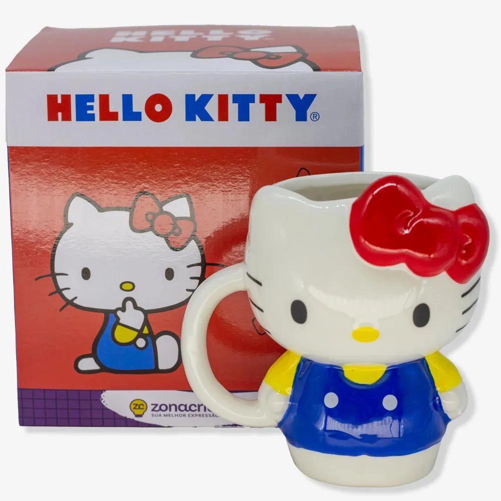 ADORNO DECORATIVO 10083129 HELLO KITTY CORPO 650ML ZONA CRIATIVA