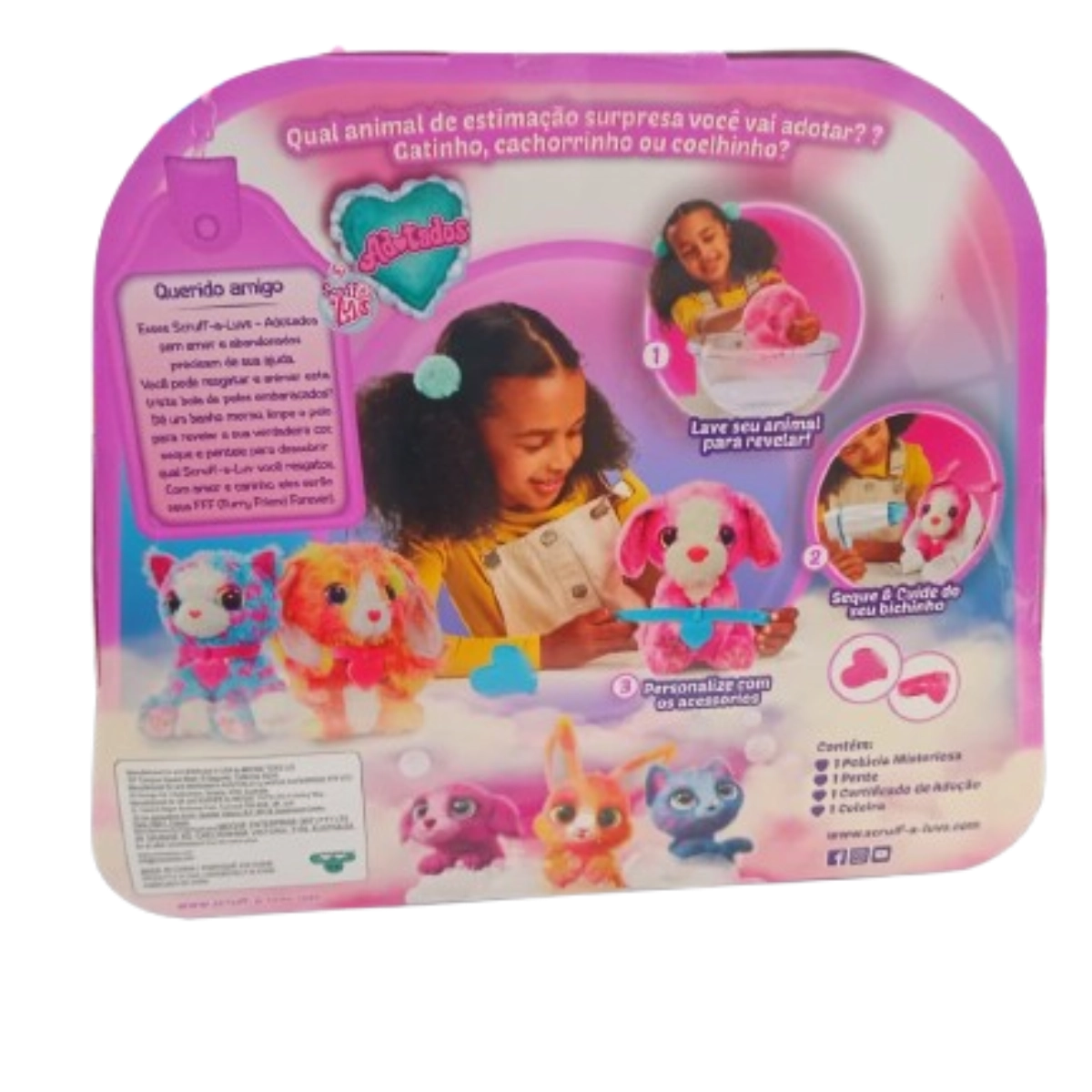 Adotados Scruff A Luvs Pelucia Fun