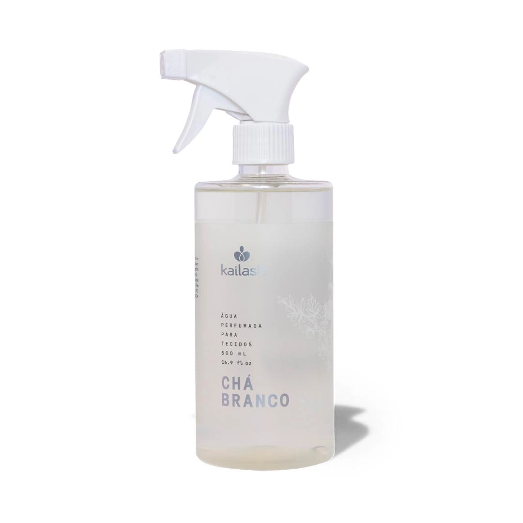Agua perfumada para tecidos chá branco 500 ml - Kailash
