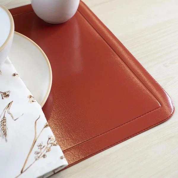 Americano Pvc Color Retangular Copa E Cia- Blood