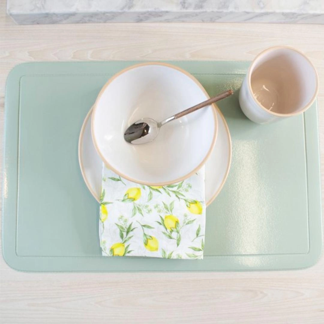 Americano PVC Color Retangular Copa e Cia - Sálvia