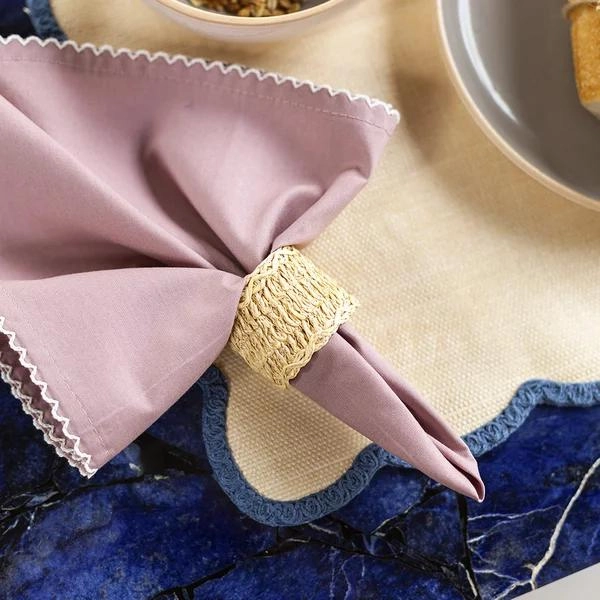 ANEL GUARDANAPO BRAZIL NATURE 4PCS PALHA COPA E CIA