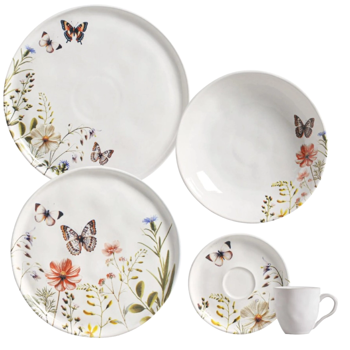 Aparelho de jantar Bio Encanto 30 peças - Porto Brasil