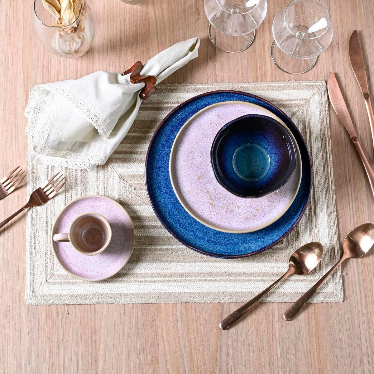 Aparelho de jantar Titanium + Litchi 30 peças - Porto Brasil