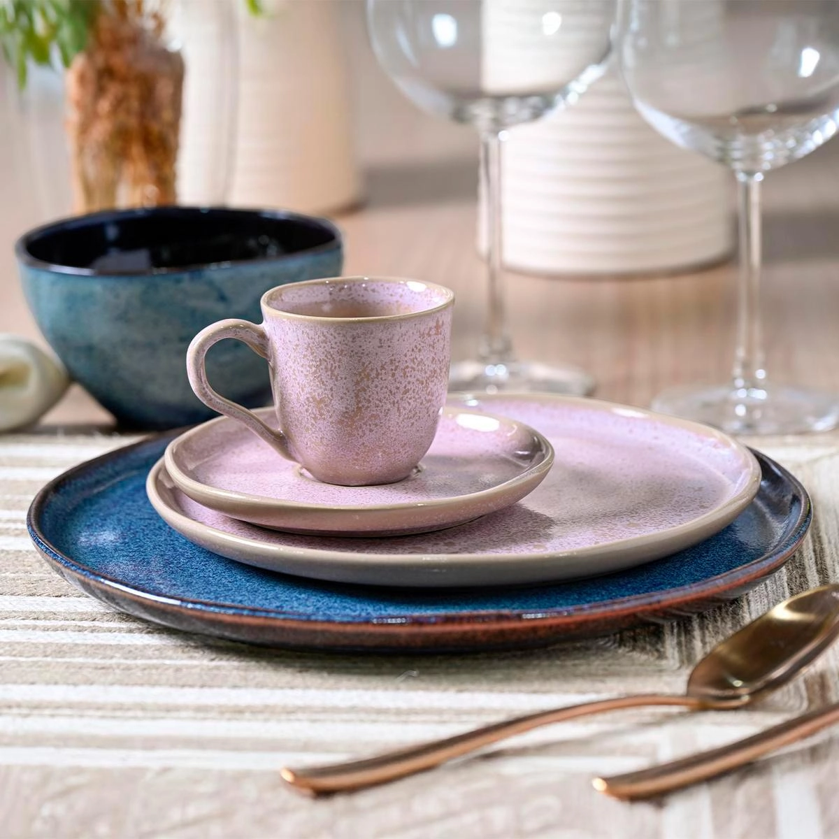 Aparelho de jantar Titanium + Litchi 30 peças - Porto Brasil