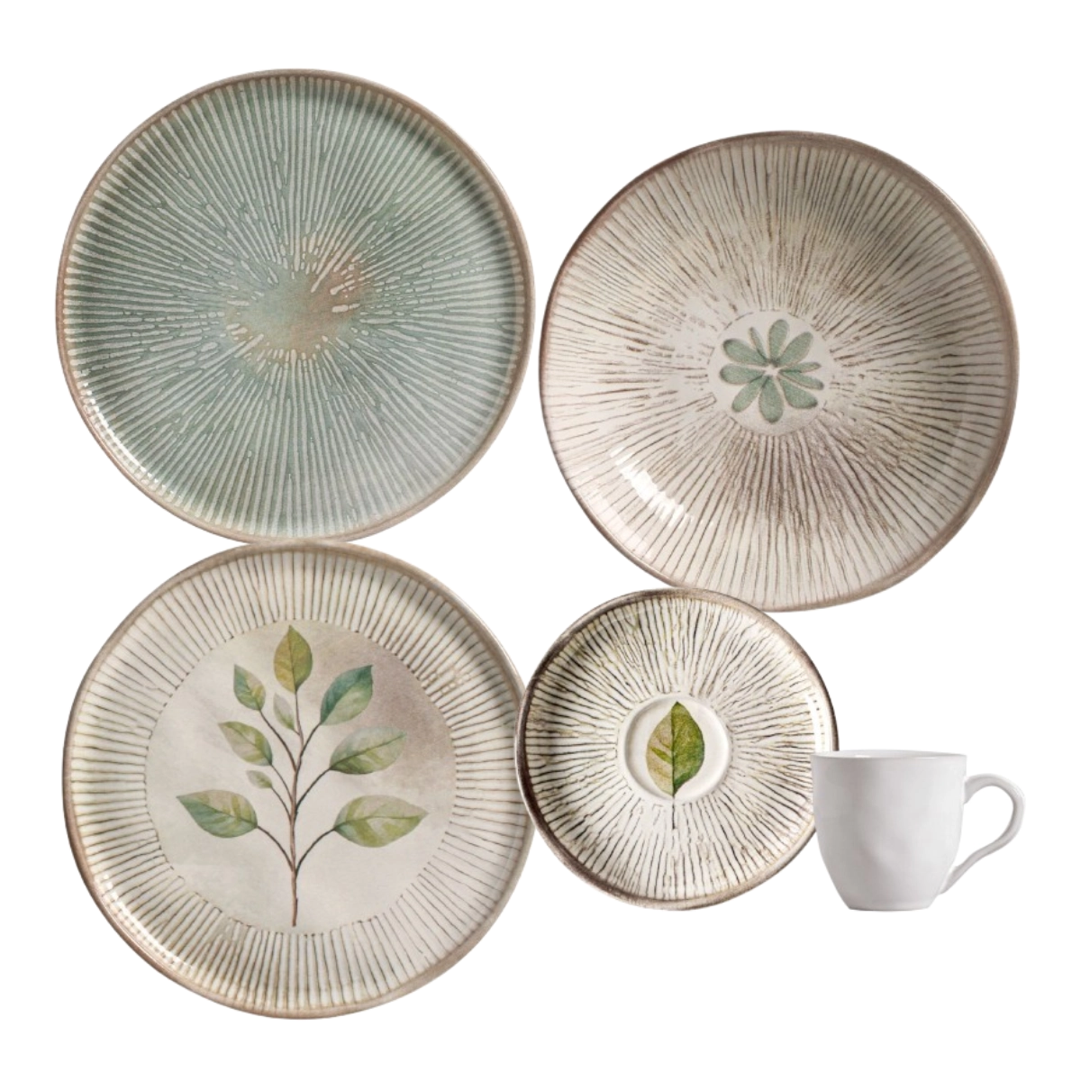 APARELHO JANTAR 30PCS BIO EVERGREEN 26901 PORTO BRASIL