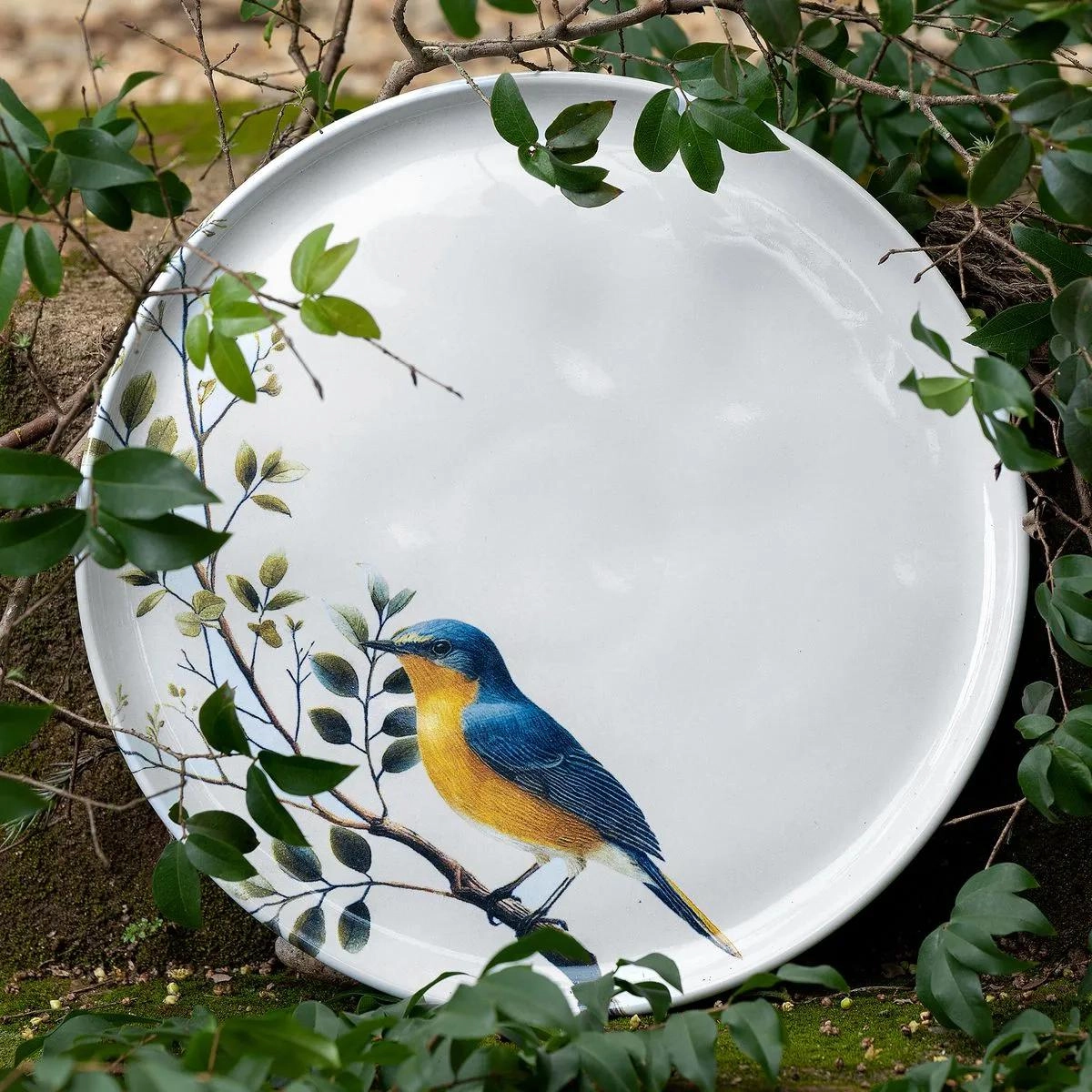 Aparelho de jantar Mix and Match Birdy and Greenery com 30 peças - Porto Brasil