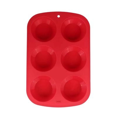 Assadeira Cupcake/Muffin 8508 Silicone C/6 Mor