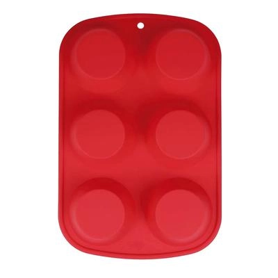 Assadeira Cupcake/Muffin 8508 Silicone C/6 Mor