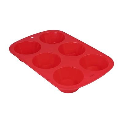 Assadeira Cupcake/Muffin 8508 Silicone C/6 Mor