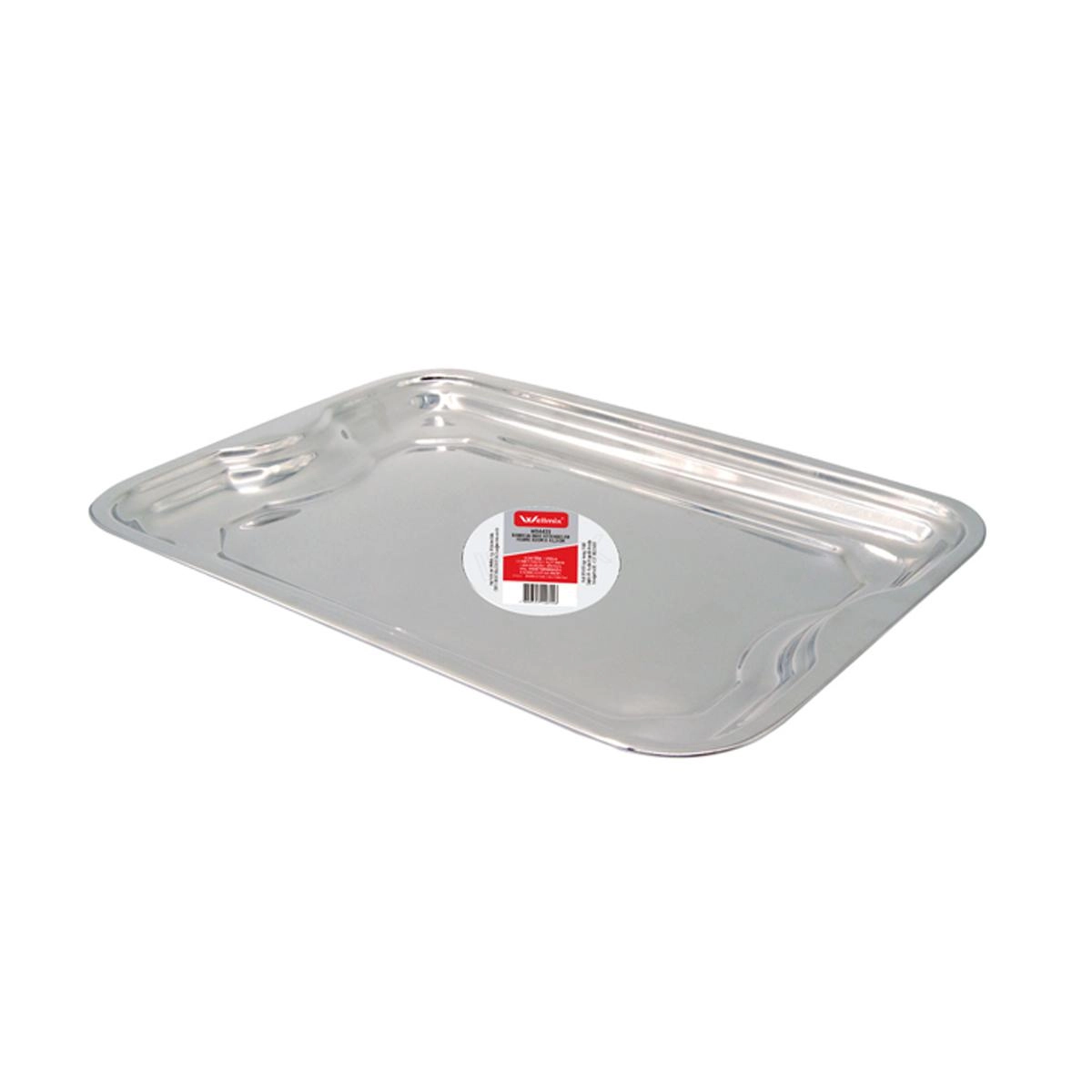 Bandeja retangular Frame em inox 32 x 42,5 cm - Wellmix