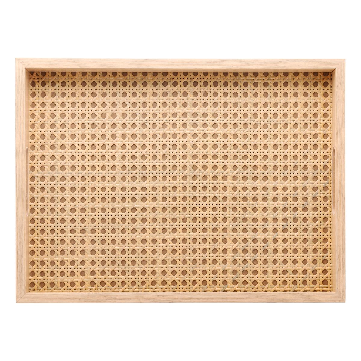 Bandeja Retangular Mdf C/ Fundo Trelica 40x30cm Lyor Design