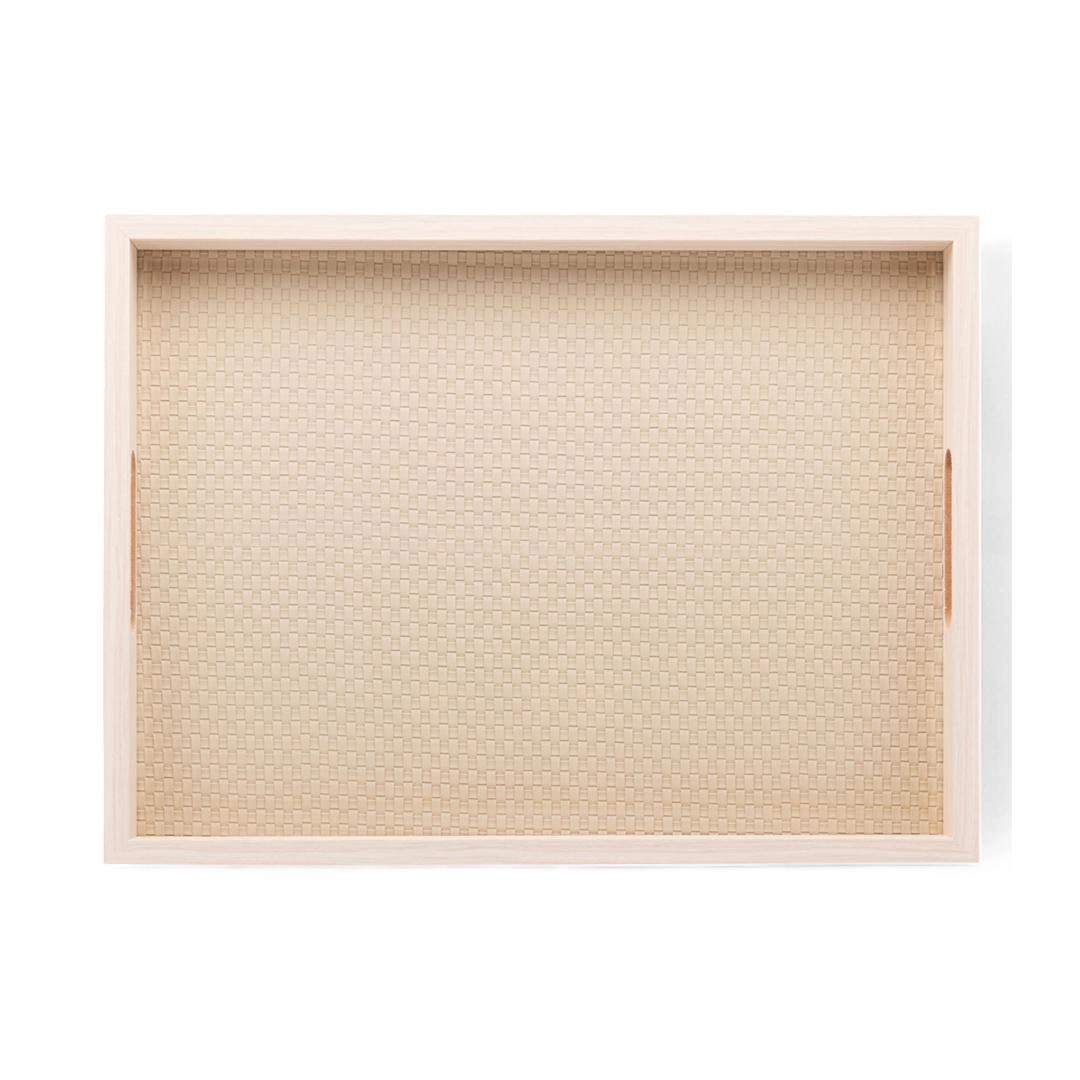 Bandeja Retangular Mdf C/ Fundo Trelica 40x30cm Lyor Design