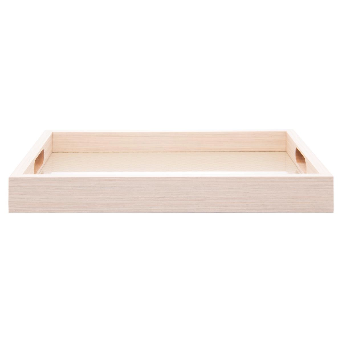 Bandeja Retangular Mdf C/ Fundo Tresse 35x25cm Lyor Design