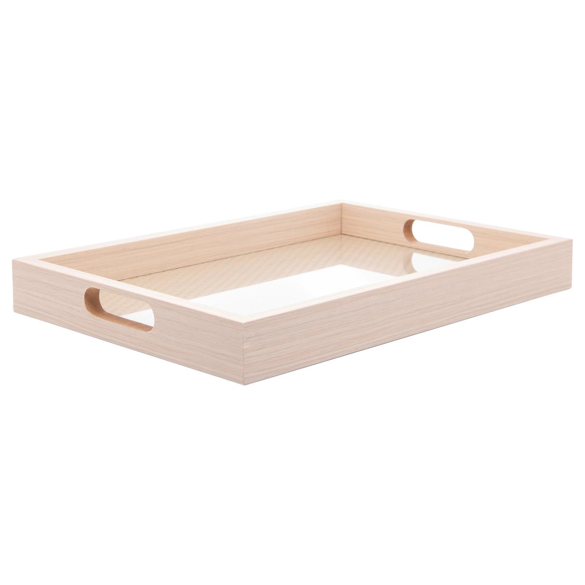 Bandeja Retangular Mdf C/ Fundo Tresse 35x25cm Lyor Design