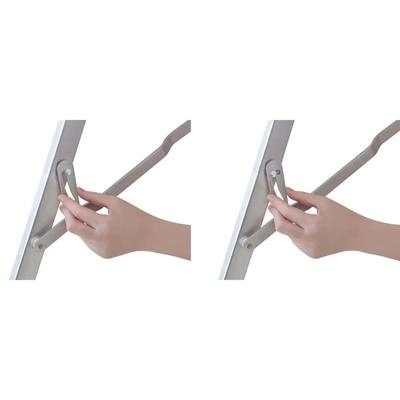 Banqueta Escada 5107 Aluminio 3degraus Mor