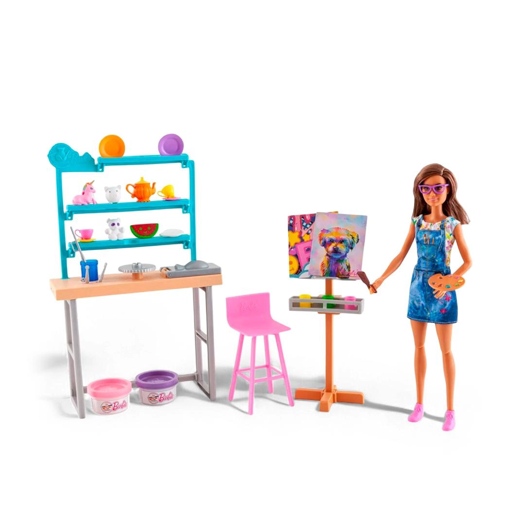 Barbie I Can Be Playset Estúdio de Arte Criativa Mattel