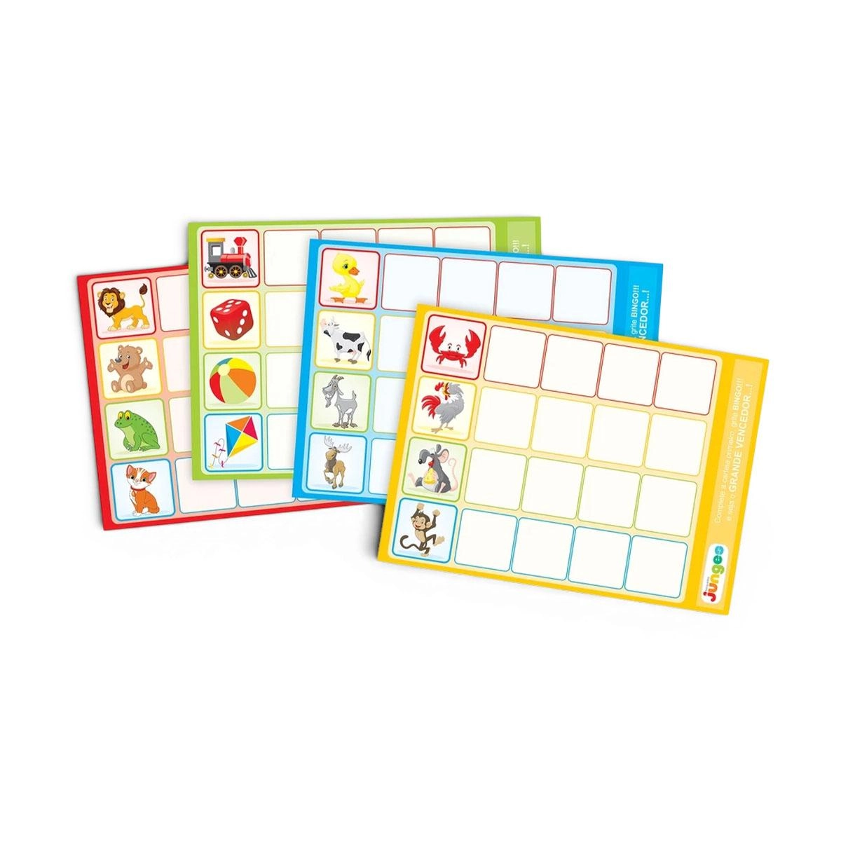 Bingo de letras 90 peças - Junges