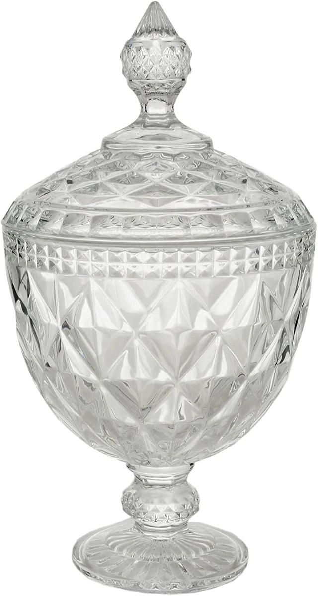Bomboniere Diamond C/ Pe 28cm Cristal de Chumbo Lyor Design