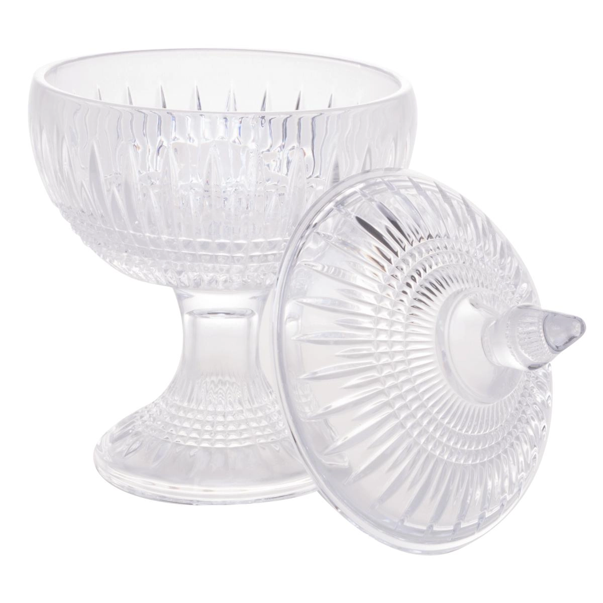 Bomboniere Queen 22cm Cristal Chumbo Rojemac