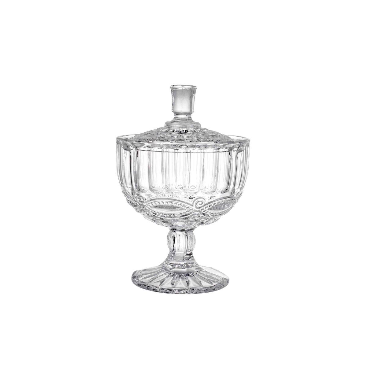Bomboniere Splendor em vidro transparente - Wellmix