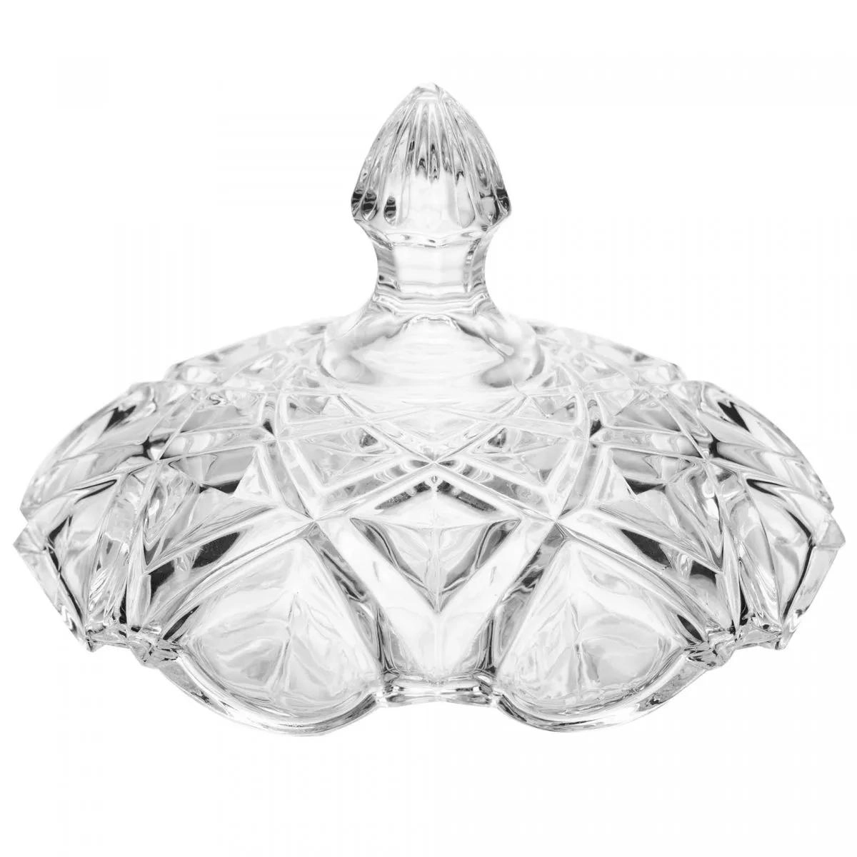 Bomboniere Star 29cm C/ Tampa Vidro Lyor Design