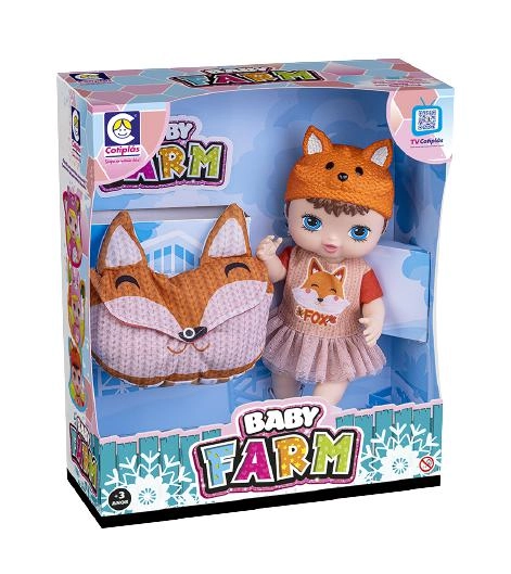 Boneca Baby Farm Raposa Cotiplas