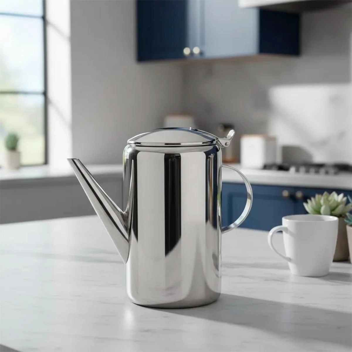 Bule para café em inox com bico 1 L - Forma