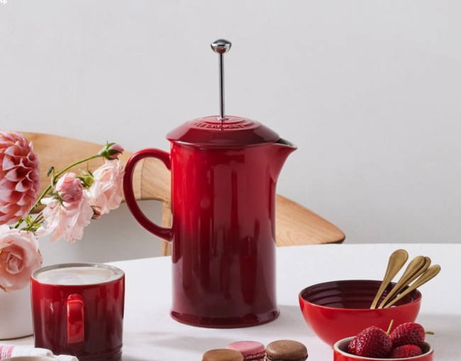 CAFETEIRA FRANCESA 02191104060 1LT VERMELHO LE CREUSET