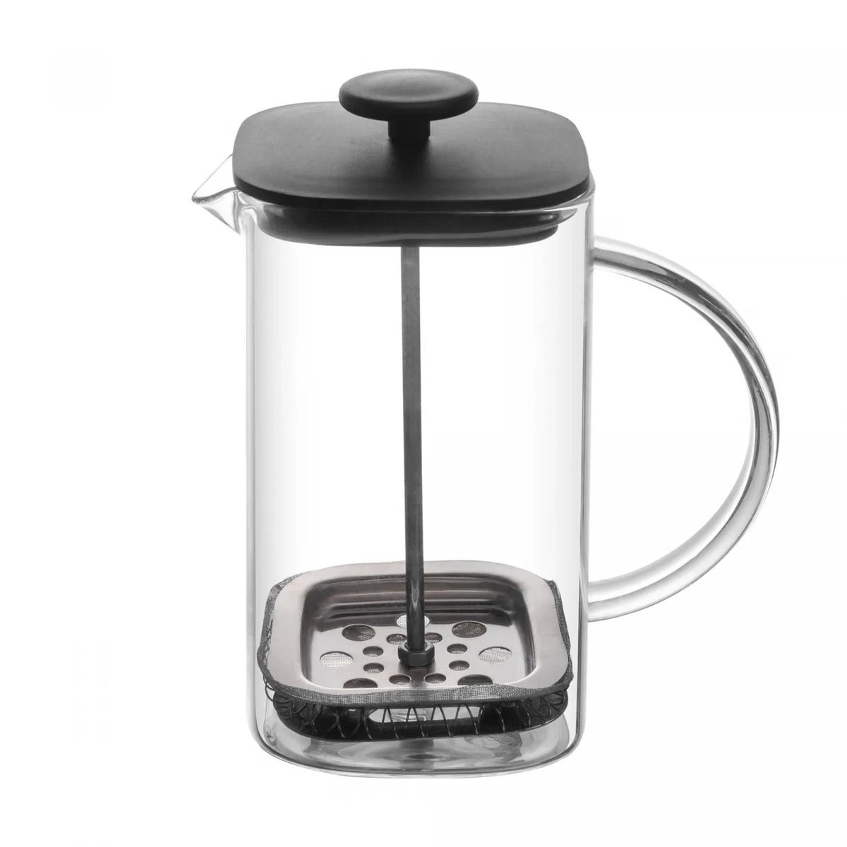 CAFETEIRA FRANCESA 220123 QUADRATTA 700ML VIDRO/PLASTICO LYOR DESIGN
