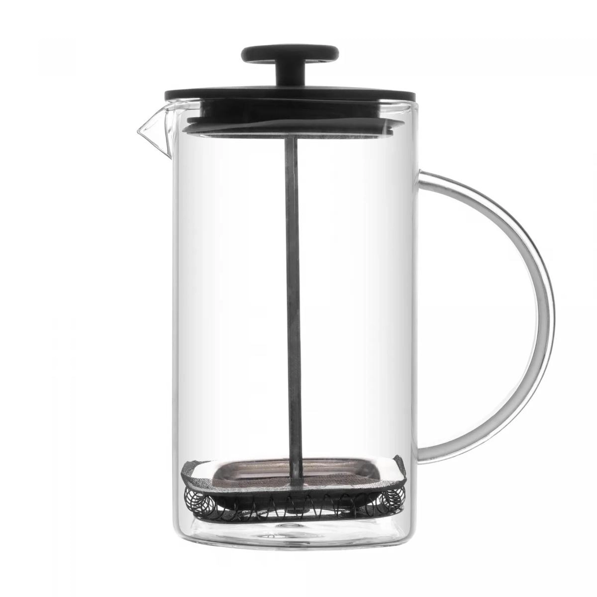 CAFETEIRA FRANCESA 220123 QUADRATTA 700ML VIDRO/PLASTICO LYOR DESIGN