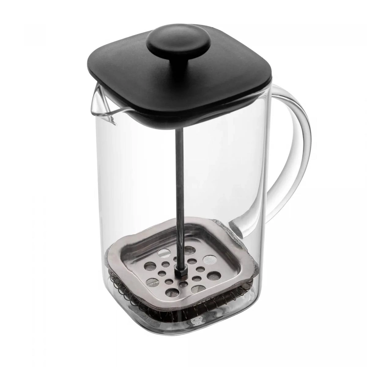 CAFETEIRA FRANCESA 220123 QUADRATTA 700ML VIDRO/PLASTICO LYOR DESIGN