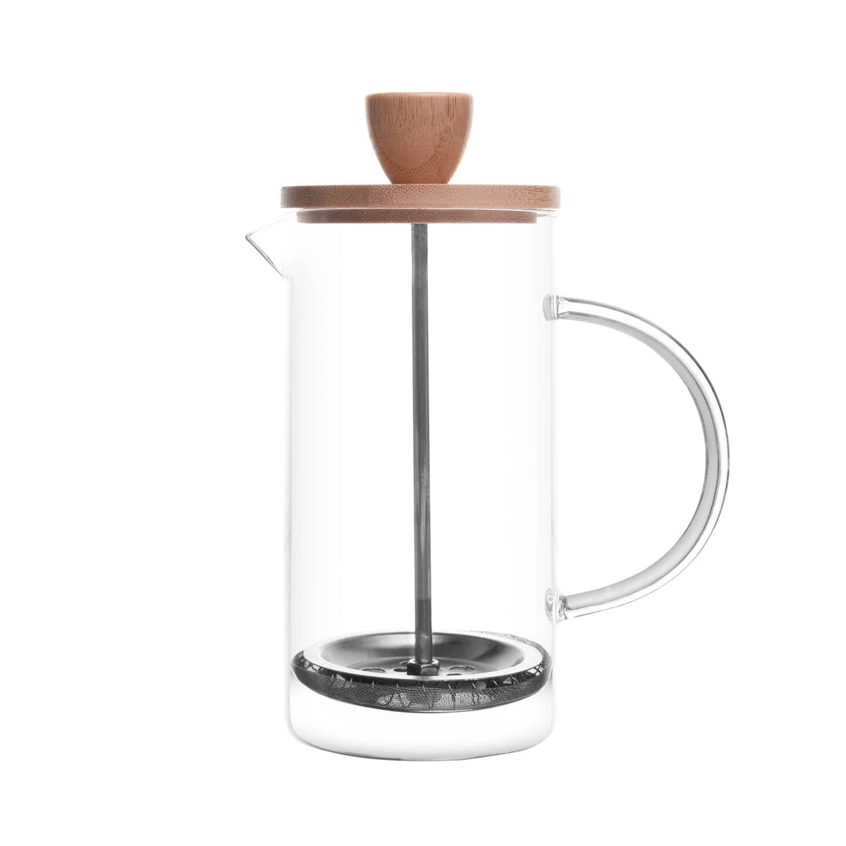 Cafeteira Francesa Vidro Borossilicato Tp Bambu 400ml Rojemac