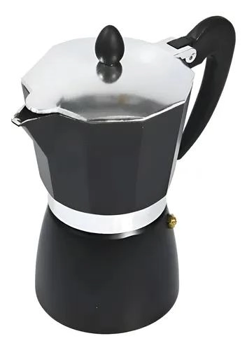 CAFETEIRA ITALIANA CAFT006PT PRETA 6 XICARAS ETILUX