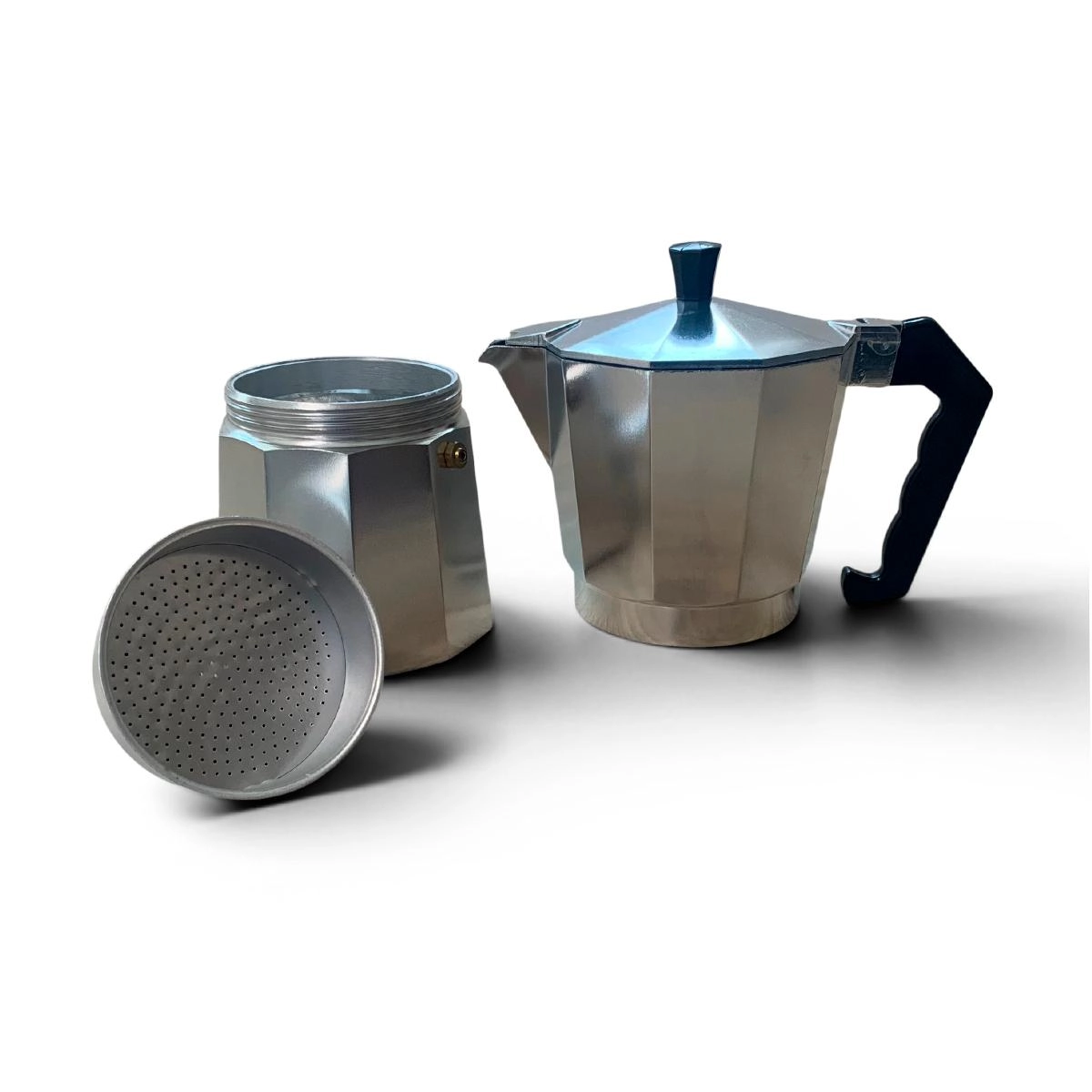 Cafeteira Italiana de Alumínio Soft Touch 400ml  Vista Home