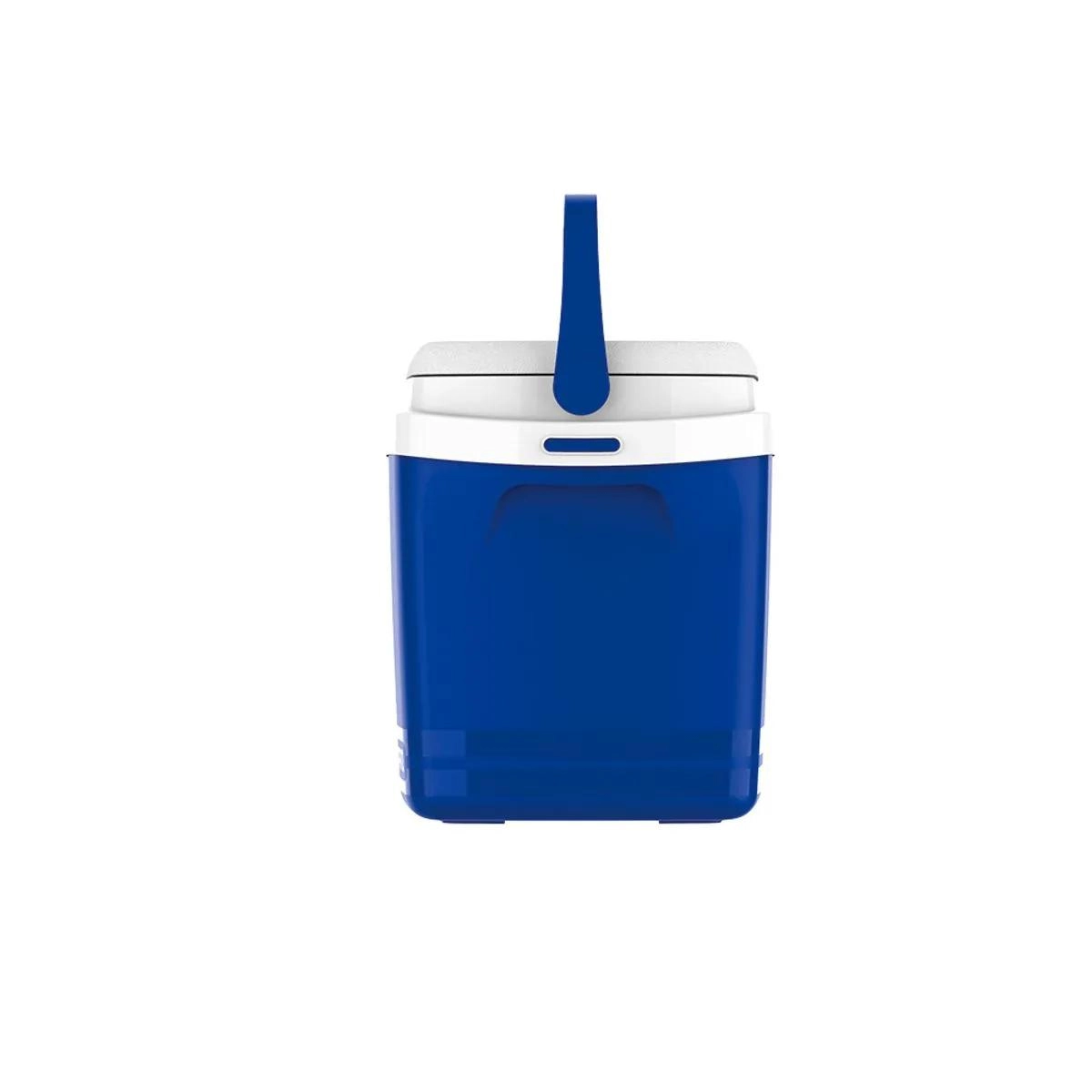 Caixa térmica tropical 32L com tampa rápida e alça retrátil azul - Soprano
