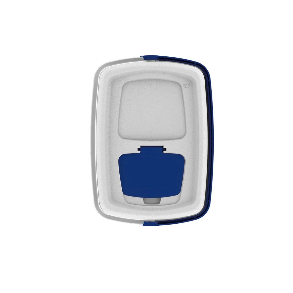 Caixa térmica tropical 32L com tampa rápida e alça retrátil azul - Soprano