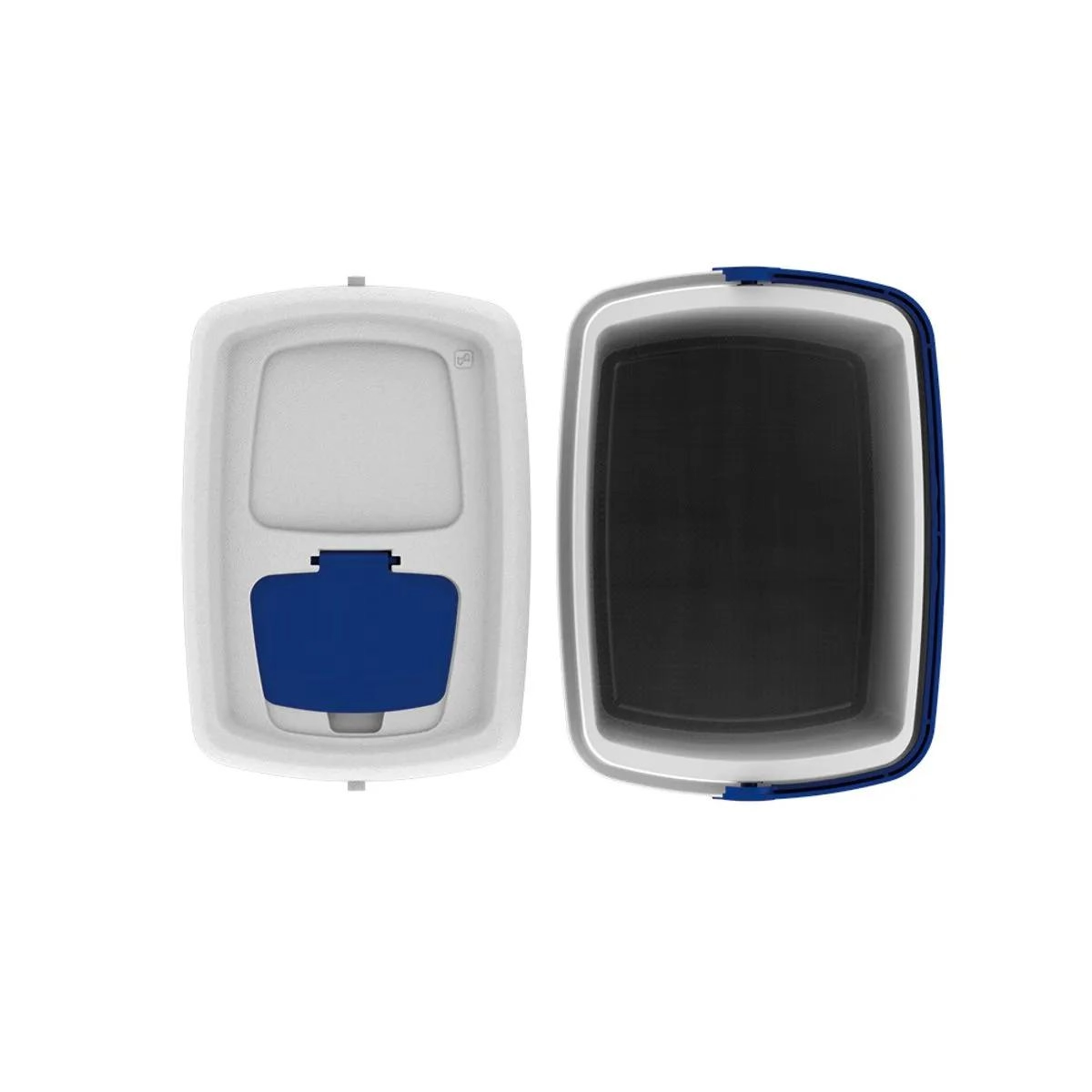 Caixa térmica tropical 32L com tampa rápida e alça retrátil azul - Soprano