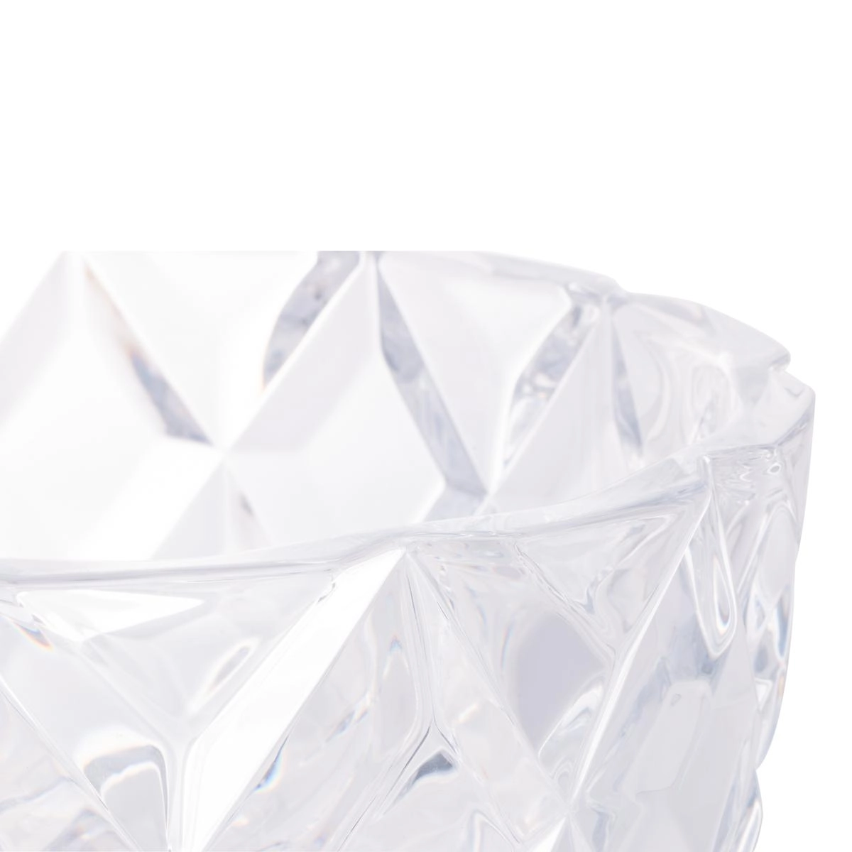 CENTRO MESA 4432 DELI DIAMOND 24CM C/ PE VIDRO LYOR DESIGN