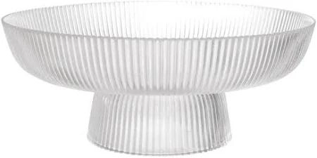 CENTRO MESA PRATP079 GRAFFIATO VIDRO 30CM C/PE ETILUX