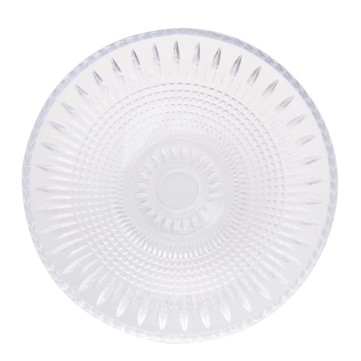 Centro Mesa Queen 30cm Cristal Chumbo Rojemac