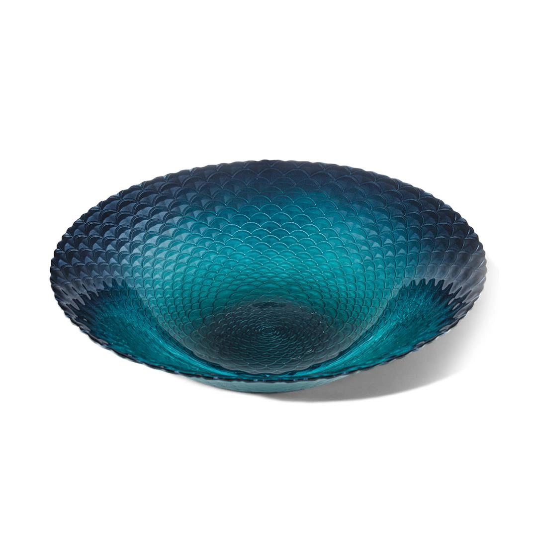 Centro Mesa Shield 40 cm Vidro Lyor Design