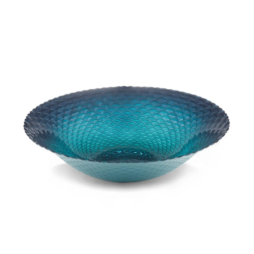 Centro Mesa Shield 40 cm Vidro Lyor Design