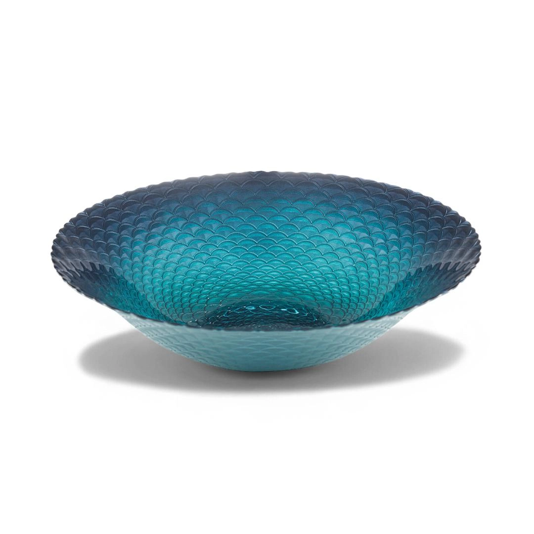 Centro Mesa Shield 40 cm Vidro Lyor Design