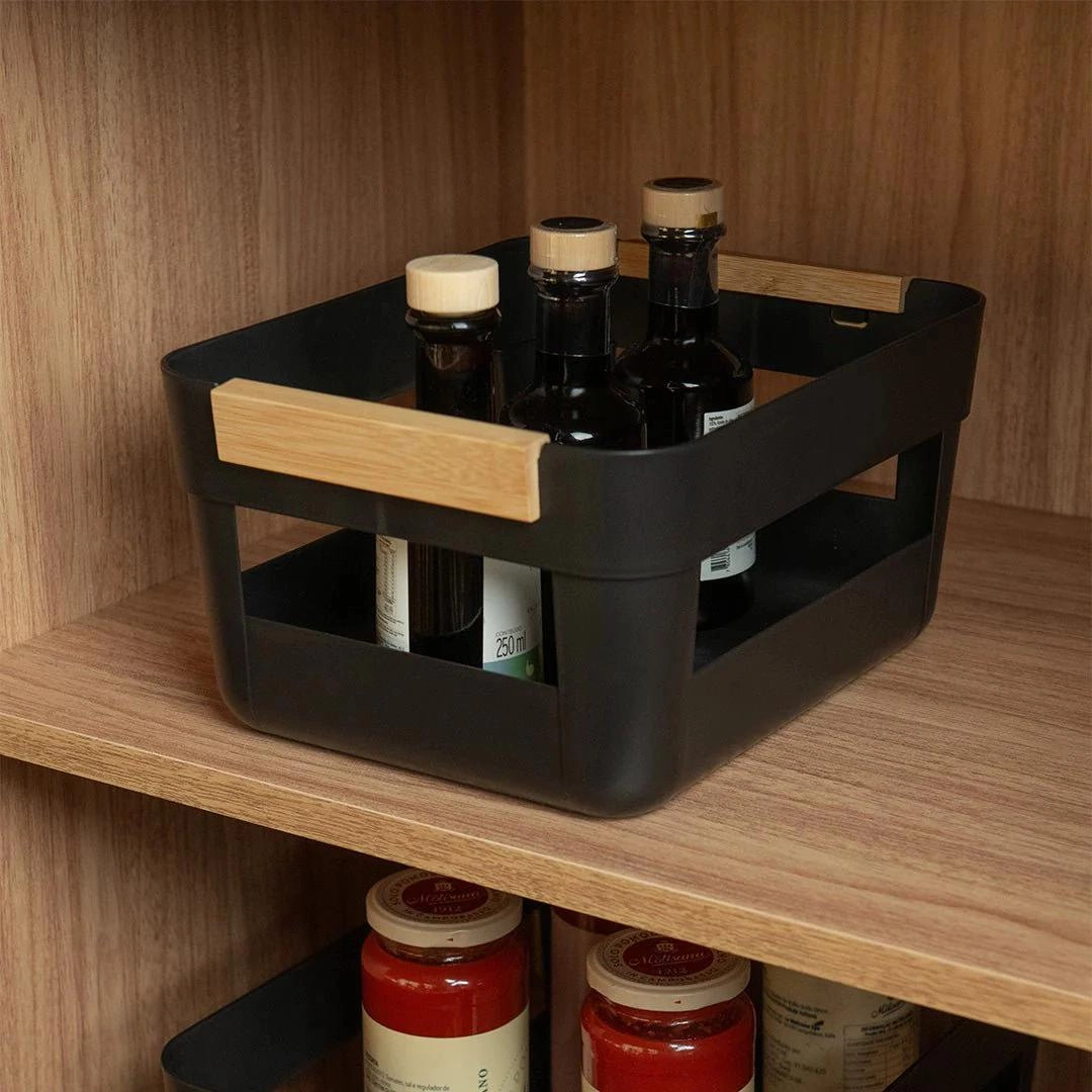 CESTO CLB100 LUME 7,5LTS PRETO FECHADO MARTIPLAST OU