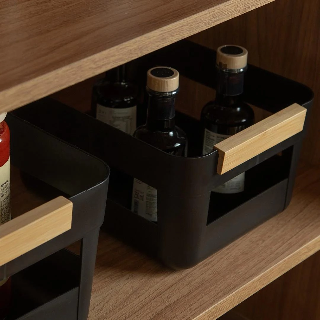 CESTO CLB100 LUME 7,5LTS PRETO FECHADO MARTIPLAST OU